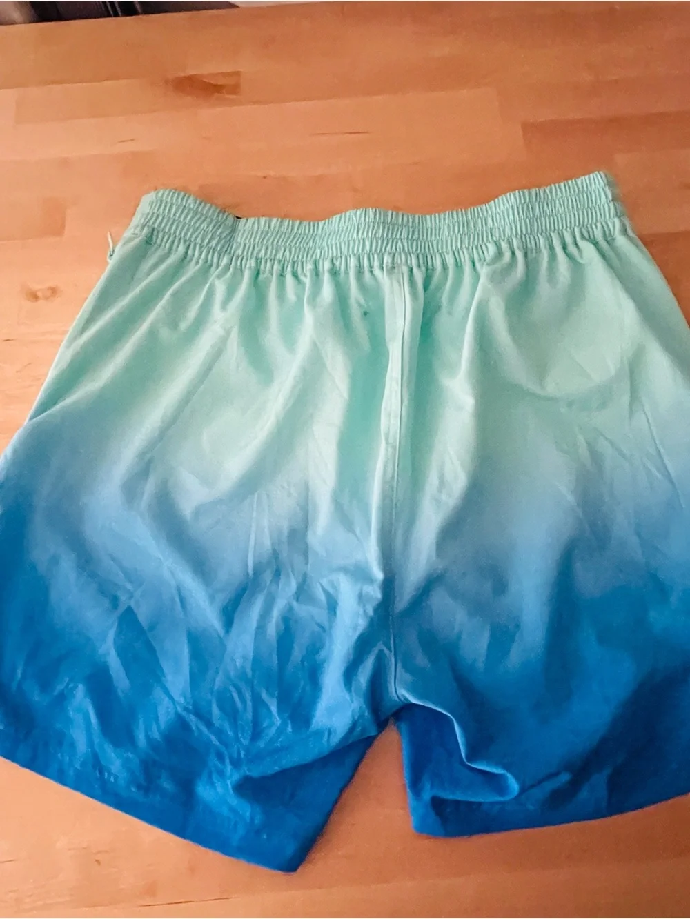 Tucann Swim Trunks Mens Large Faded Ocean Blue Lined Board Shorts 5